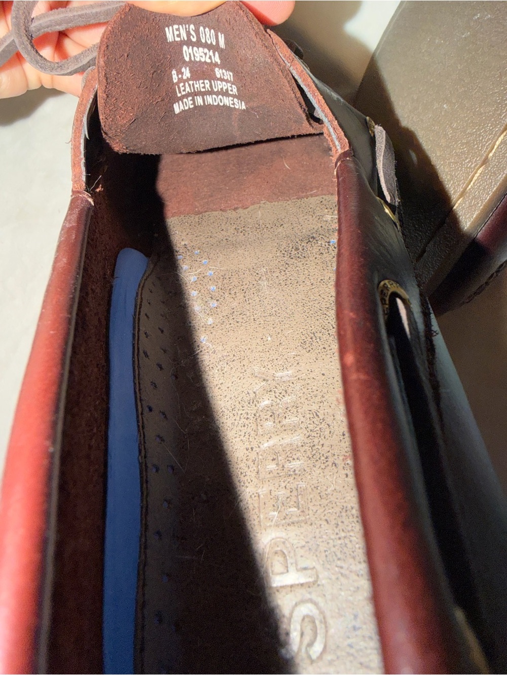 Authentic original Classic Leather Boat Shoes - Dark Brown - Picture 3 of 4